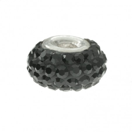 Abalorio cristal preciosa Plata de Ley 925