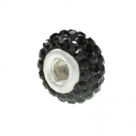 Abalorio cristal preciosa Plata de Ley 925