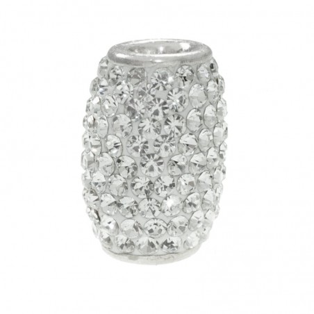 Abalorio cristal preciosa Plata de Ley 925