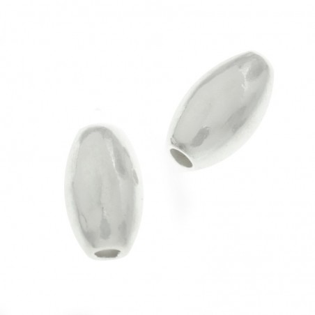 Bola oval Plata de Ley 925