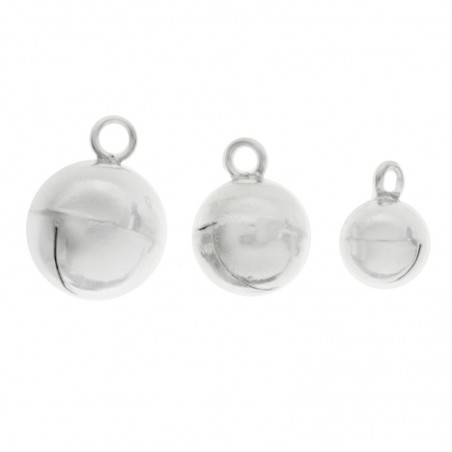 Colgante cascabel Plata de Ley 925