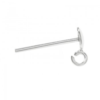 Base de pendiente redondo en Plata de Ley 925 2