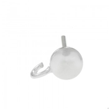 Base de pendiente redondo en Plata de Ley 925