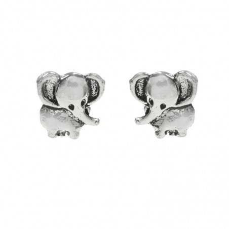 Pendientes elefante mini Plata de Ley - Karissma