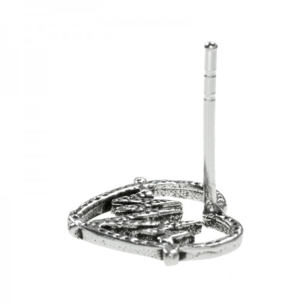 Pendientes corazón electrocardiograma Plata de Ley - Karissma