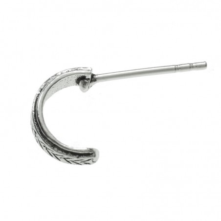 Pendientes aro Boho Plata de Ley - Karissma