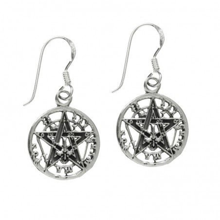 Pendientes Tetragramatón Plata de Ley - Karissma