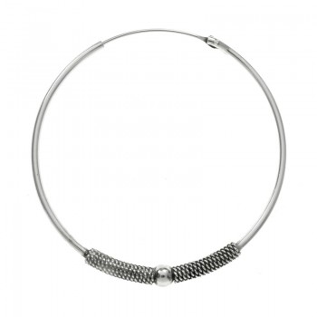 Aros Bali 35 mm Plata de Ley - Karissma 2