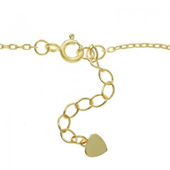 Collar dorado rayo Plata de Ley - Karissma 2