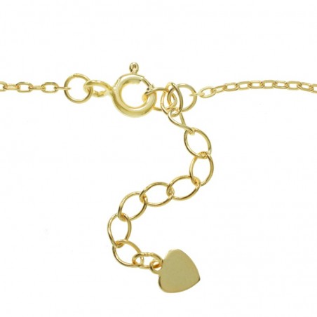 Collar dorado rayo Plata de Ley - Karissma