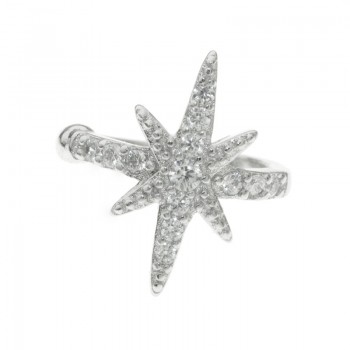 Pendiente ear cuff estrella de los deseos Plata de Ley - Karissma