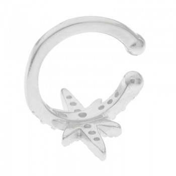Pendiente ear cuff estrella de los deseos Plata de Ley - Karissma 2