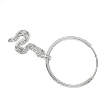 Aro con serpiente Plata de Ley - Karissma 2