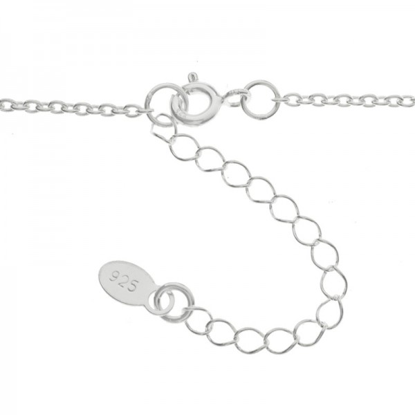 Collar corbatero con colgante Plata de Ley - Karissma