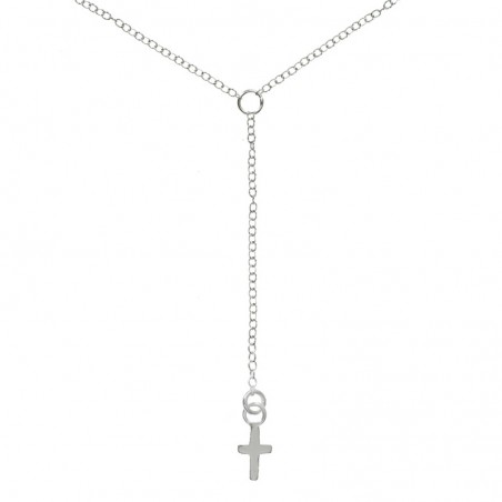 Collar corbatero con colgante Plata de Ley - Karissma