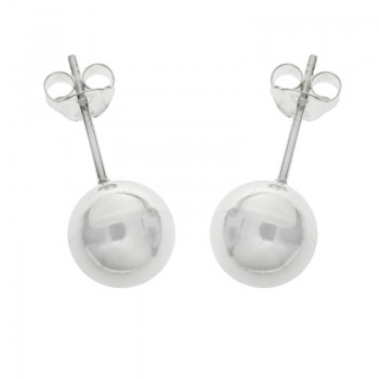 Pendientes bola Plata de Ley 925 2