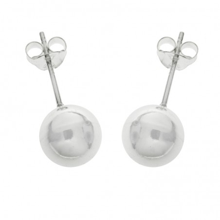 Pendientes bola Plata de Ley 925
