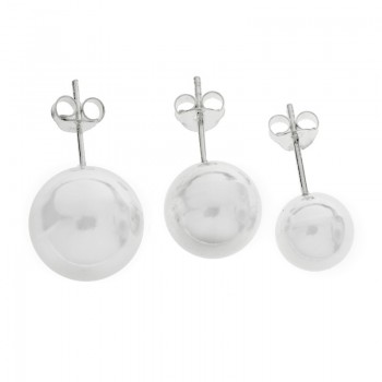 Pendientes bola Plata de Ley 925