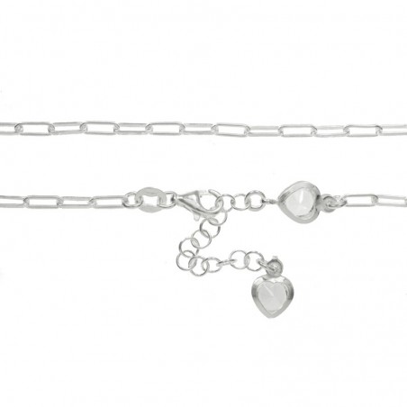 Tobillera eslabón cadena Plata de Ley 925 | Karissma