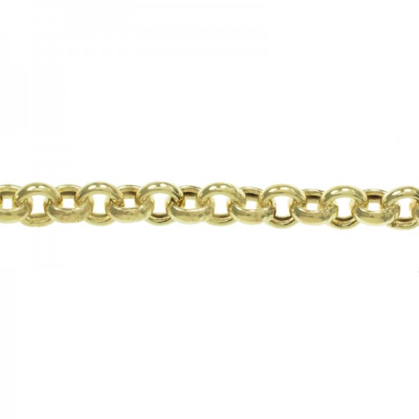 Pulsera roló dorada Plata de Ley 925 | Karissma