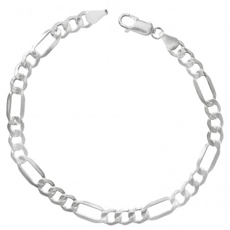 Pulsera hombre eslabón 3x1 Plata de Ley 925 | Karissma