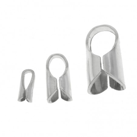 Terminal cordón abierto Plata de Ley 925