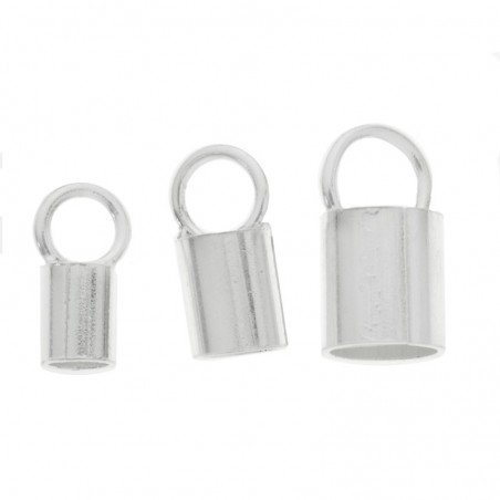 Terminal cordón abierto Plata de Ley 925