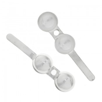 Terminal collar tapanudo N3 Plata de Ley 925