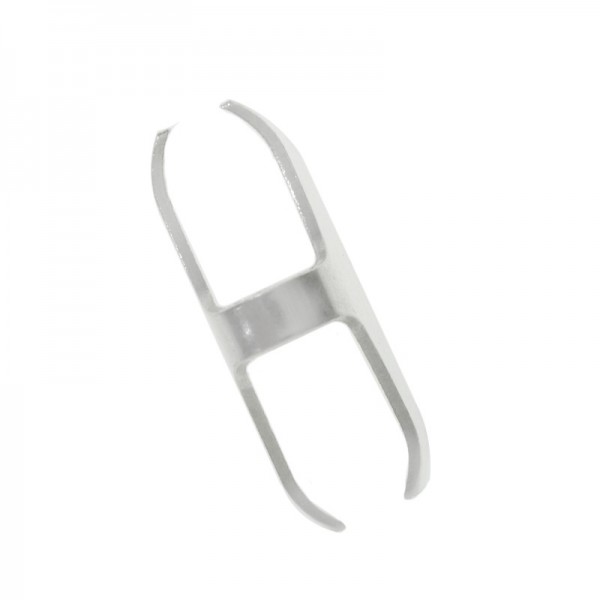 Terminal plano cordón abierto Plata de Ley 925