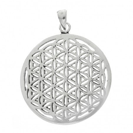 Colgante flor de la vida Plata de Ley