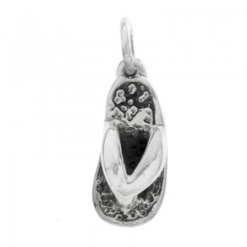 Colgante flip-flop Plata de Ley