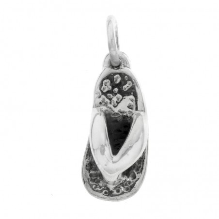 Colgante flip-flop Plata de Ley
