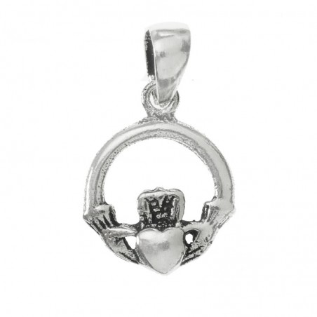 Colgante Claddagh Plata de Ley 925