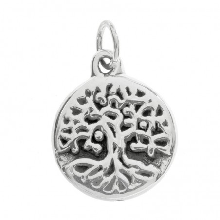 Colgante electroforma árbol de la vida Plata de Ley