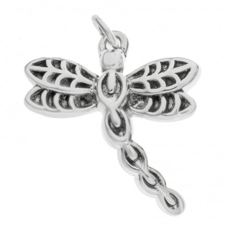 Colgante libélula electroforma Plata de Ley