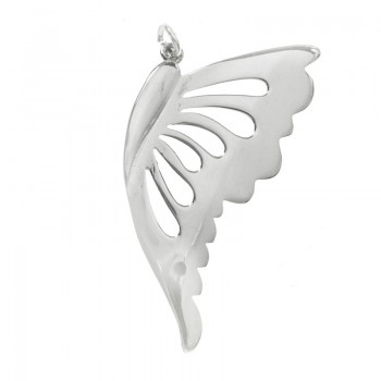 Colgante perfil calado mariposa Plata de Ley