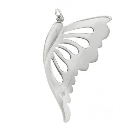 Colgante perfil calado mariposa Plata de Ley