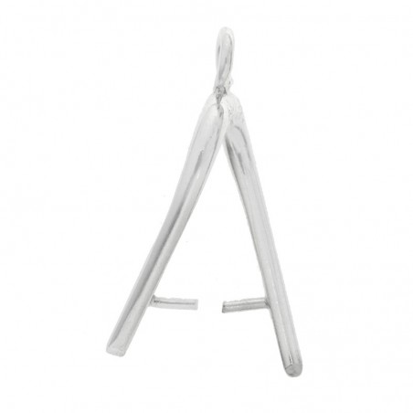 Terminal colgante lazo drop Plata de Ley 925