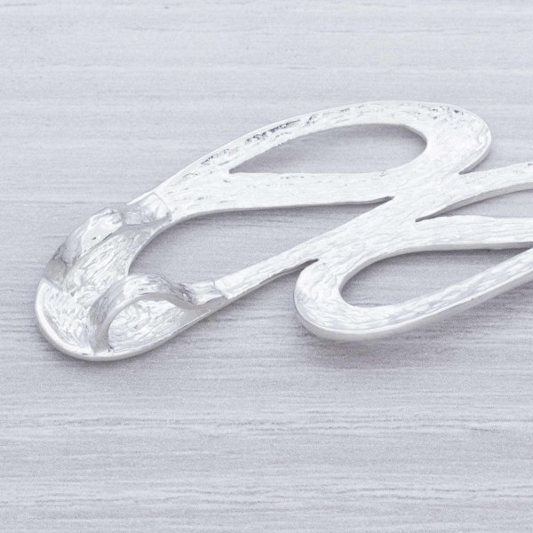 Colgante tribal ondulado Plata de Ley