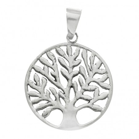 Colgante árbol de la vida calado Plata de Ley