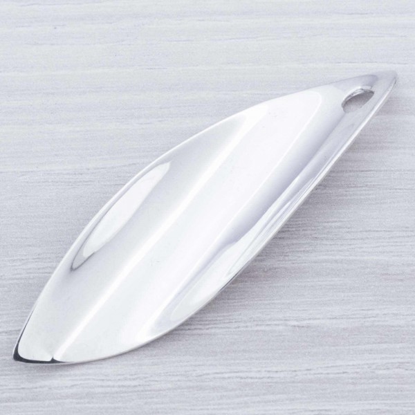 Colgante media caña Plata de Ley