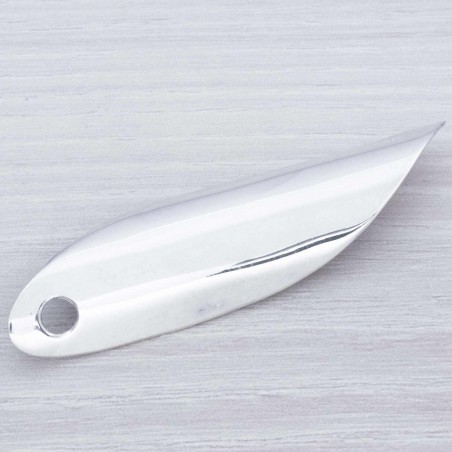 Colgante media caña Plata de Ley