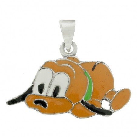 Colgante perro esmaltado Plata de Ley