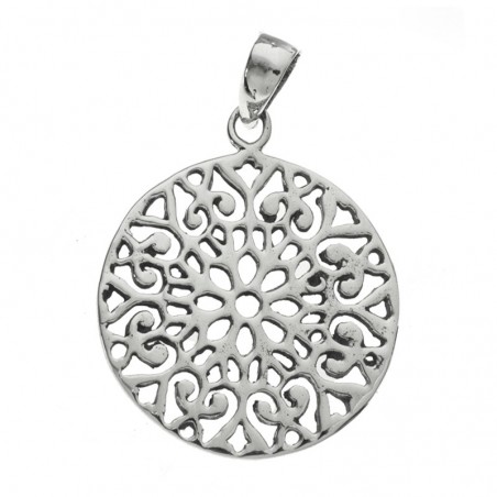 Colgante mandala Plata de Ley