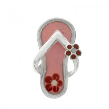 Colgante sandalia Plata de Ley