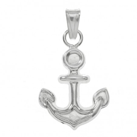 Colgante ancla Plata de Ley