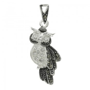 Colgante búho Plata de Ley