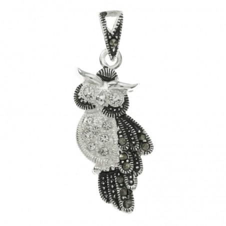 Colgante búho Plata de Ley
