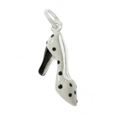 Colgante zapato de tacón Plata de Ley