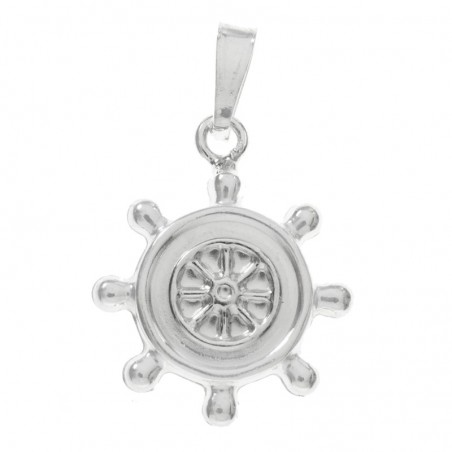 Colgante timón Plata de Ley
